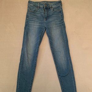American Eagle High-Rise Medium Wash Jeans